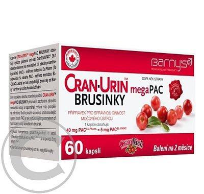 Barnys Cran-Urin megaPAC brusinky cps.60, Barnys, Cran-Urin, megaPAC, brusinky, cps.60