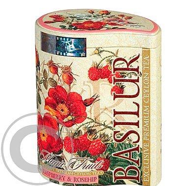 Basilur Tea Černá malina & Šípek 100g, Basilur, Tea, Černá, malina, &, Šípek, 100g