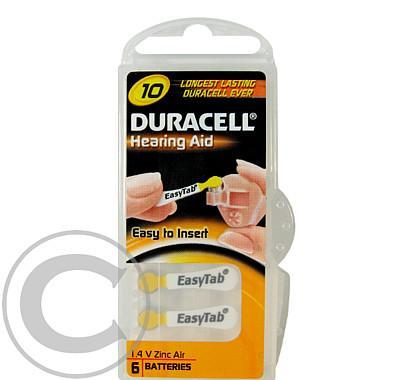 Baterie do naslouchadla Duracell DA10P6 Easy Tab 6ks, Baterie, naslouchadla, Duracell, DA10P6, Easy, Tab, 6ks