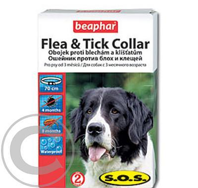 Beaphar Obojek antiparazitní pes SOS Flea & Tick 70 cm 1ks, Beaphar, Obojek, antiparazitní, pes, SOS, Flea, &, Tick, 70, cm, 1ks