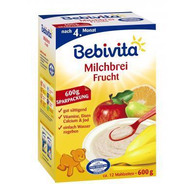 BEBIVITA Kaše mléčná ovocná 600g