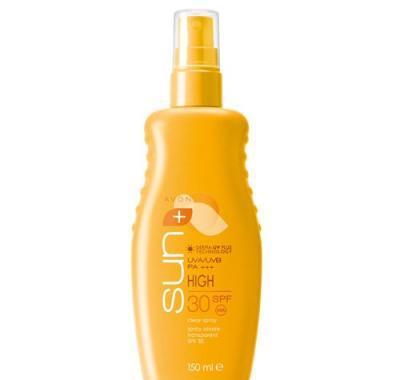 Bezbarvý sprej na opalování SPF 30 Sun  (High Clear Spray) 150 ml, Bezbarvý, sprej, opalování, SPF, 30, Sun, , High, Clear, Spray, 150, ml