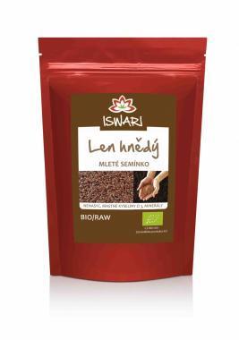 Bio Len hnědý - mletý  250g, Bio, Len, hnědý, mletý, 250g