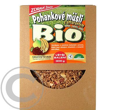 BIO Pohankové müsli Amarant banán rozink jablko300g, BIO, Pohankové, müsli, Amarant, banán, rozink, jablko300g