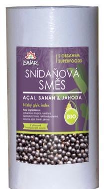 Bio snídaňová směs acai-banán-jahoda 800g