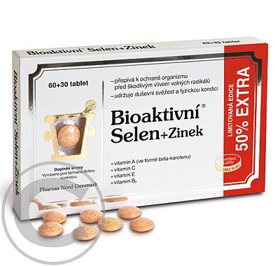 Bioaktivní Selen Zinek tbl.60 50% EXTRA, Bioaktivní, Selen, Zinek, tbl.60, 50%, EXTRA