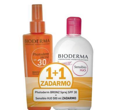 Bioderma balíček – Bronz Sprej SPF 30 200 ml   Sensibio H2O 500 ml ZDARMA : Výprodej