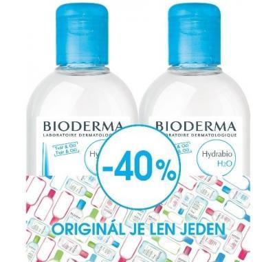BIODERMA Hydrabio H2O 2x250 ml s 40% SLEVOU