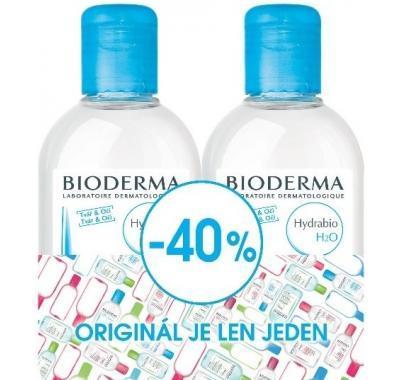 BIODERMA Hydrabio H2O 2x250 ml s 40% SLEVOU, BIODERMA, Hydrabio, H2O, 2x250, ml, 40%, SLEVOU