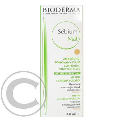 BIODERMA Sébium Mat Fluid zmatňující tónovaný 40 ml, BIODERMA, Sébium, Mat, Fluid, zmatňující, tónovaný, 40, ml