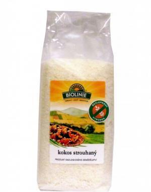 Biolinie Kokos strouhaný BIO 200 g, Biolinie, Kokos, strouhaný, BIO, 200, g