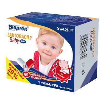 Biopron Laktobacily Baby BiFi  60 vysypávacích tobolek, Biopron, Laktobacily, Baby, BiFi, 60, vysypávacích, tobolek