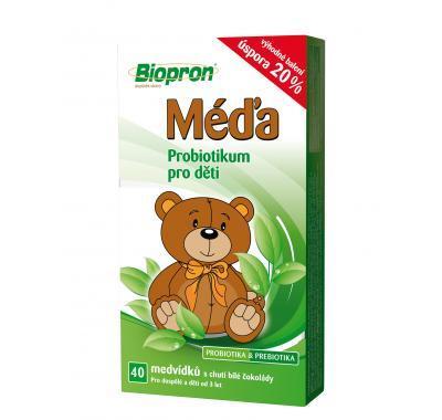 Biopron MÉĎA 40ks probiotických medvídků, Biopron, MÉĎA, 40ks, probiotických, medvídků