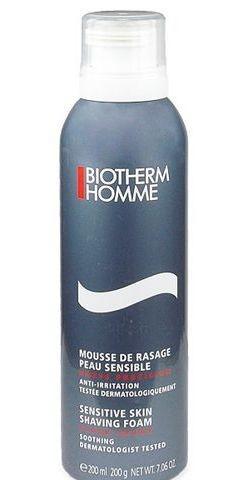 Biotherm Homme Shaving Foam Sensitive Skin  200ml Pěna na holení pro citlivou pleť, Biotherm, Homme, Shaving, Foam, Sensitive, Skin, 200ml, Pěna, holení, citlivou, pleť