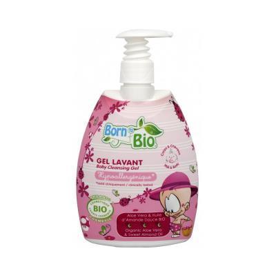 Born to BIO Dětský tělový a vlasový mycí gel Aloe Vera s mandlovým olejem 475 ml - s dávkovačem, Born, to, BIO, Dětský, tělový, vlasový, mycí, gel, Aloe, Vera, mandlovým, olejem, 475, ml, dávkovačem