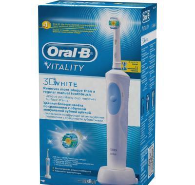 BRAUN D 12.513 Vitality 3D White Kartáček, BRAUN, D, 12.513, Vitality, 3D, White, Kartáček