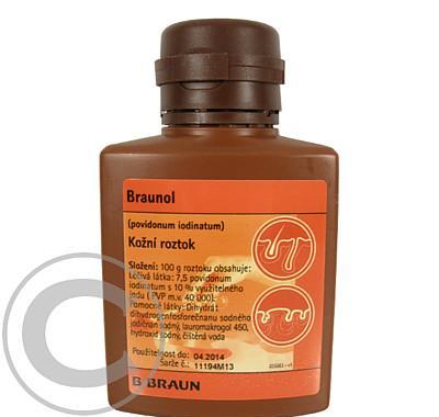 BRAUNOL  1X100ML Roztok k zev. užití, BRAUNOL, 1X100ML, Roztok, k, zev., užití