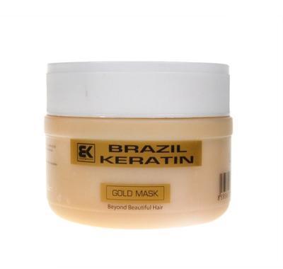 Brazil Keratin Mask Gold Regenerační maska 300 ml, Brazil, Keratin, Mask, Gold, Regenerační, maska, 300, ml