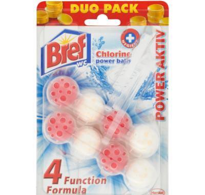 BREF Power activ WC blok Chlorine 2 x 50g, BREF, Power, activ, WC, blok, Chlorine, 2, x, 50g