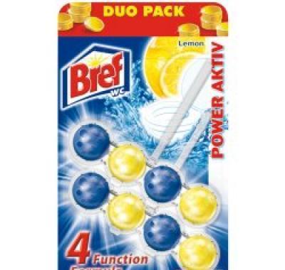 BREF POWER Activ WC blok Lemon 2 x 51 g, BREF, POWER, Activ, WC, blok, Lemon, 2, x, 51, g