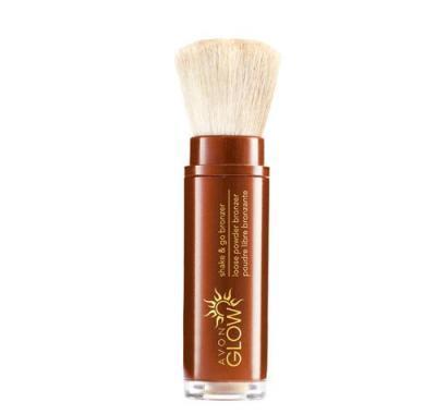 Bronzový pudr ve štětci Avon Glow (Loose Powder Bronzer) 3 g, Bronzový, pudr, ve, štětci, Avon, Glow, Loose, Powder, Bronzer, 3, g