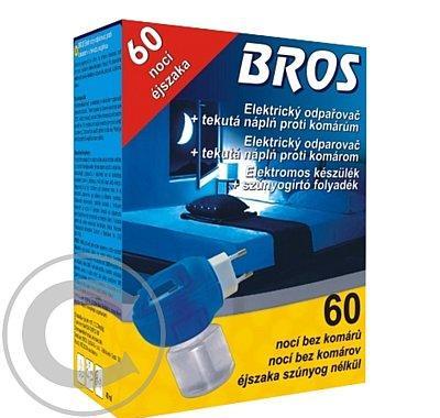 BROS elektrický odpařovač proti komárům s tekutou náplní gel, BROS, elektrický, odpařovač, proti, komárům, tekutou, náplní, gel