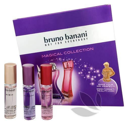 Bruno Banani Magical Collection - toaletní voda s rozprašovačem (3 x 10 ml), Bruno, Banani, Magical, Collection, toaletní, voda, rozprašovačem, 3, x, 10, ml,