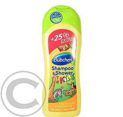 Bübchen šampon a sprchový gel pro děti džungle 250ml, Bübchen, šampon, sprchový, gel, děti, džungle, 250ml