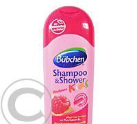 Bübchen šampon a sprchový gel pro děti malina 200ml, Bübchen, šampon, sprchový, gel, děti, malina, 200ml
