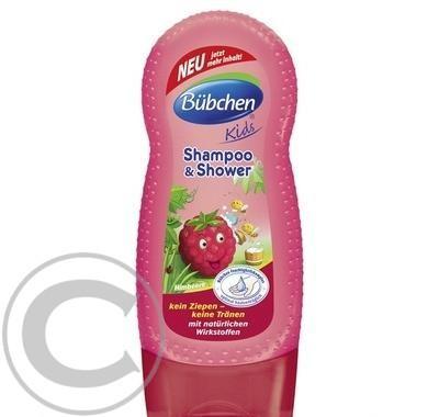 BÜBCHEN šampon a sprchový gel pro děti malina 230 ml, BÜBCHEN, šampon, sprchový, gel, děti, malina, 230, ml