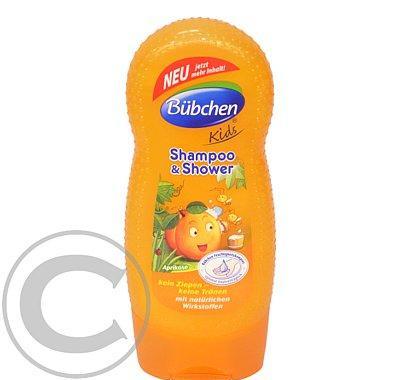 BÜBCHEN WERK šampon a sprchový gel pro děti meruňka 230 ml, BÜBCHEN, WERK, šampon, sprchový, gel, děti, meruňka, 230, ml