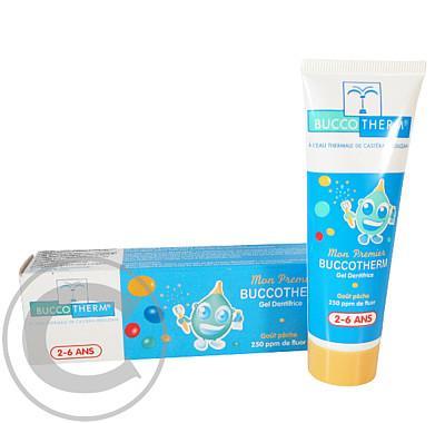 Buccotherm zubní gel děti 2-6let broskev 50ml NOVINKA, Buccotherm, zubní, gel, děti, 2-6let, broskev, 50ml, NOVINKA