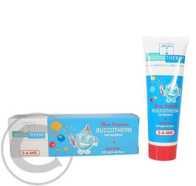 Buccotherm zubní gel děti 2-6let jahoda 50ml NOVINKA, Buccotherm, zubní, gel, děti, 2-6let, jahoda, 50ml, NOVINKA