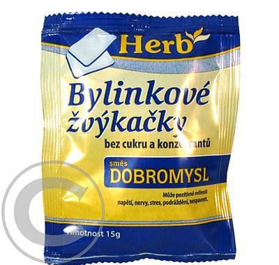 Bylinková žvýkačka - směs dobromysl sáček 15g, Bylinková, žvýkačka, směs, dobromysl, sáček, 15g