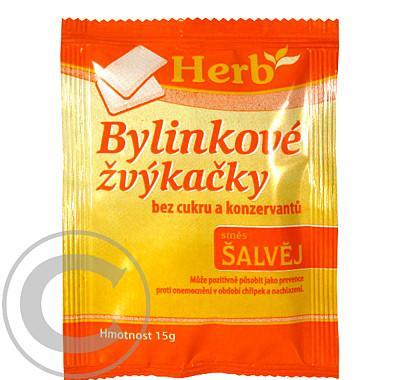 Bylinková žvýkačka - směs šalvěj sáček 15g, Bylinková, žvýkačka, směs, šalvěj, sáček, 15g