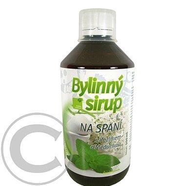 Bylinný Sirup na spaní s Kozlíkem a Meduňkou 500ml, Bylinný, Sirup, spaní, Kozlíkem, Meduňkou, 500ml