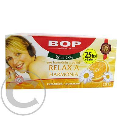 Čaj BOP Wellness tea Relax a harmonie 25 x 1.5 g, Čaj, BOP, Wellness, tea, Relax, harmonie, 25, x, 1.5, g