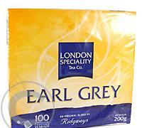 Čaj Černý Earl Grey nálevové sáčky 100x2g  LONDON HERB