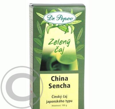 Čaj China Sencha zelený 100g Dr. Popov, Čaj, China, Sencha, zelený, 100g, Dr., Popov