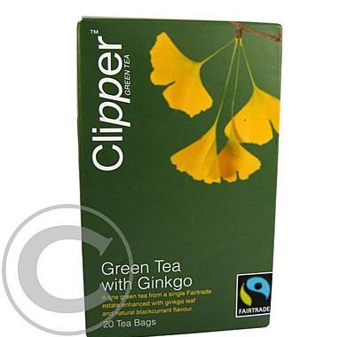 Čaj Clipper green tea with Gingko 20 x 2 g