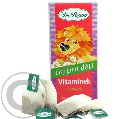 Čaj Dětský Vitamínek n.s.20x1.5g Dr.Popov, Čaj, Dětský, Vitamínek, n.s.20x1.5g, Dr.Popov