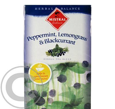 Čaj Mistrál Herb Balance Máta citron černý rybíz 20 n.s., Čaj, Mistrál, Herb, Balance, Máta, citron, černý, rybíz, 20, n.s.