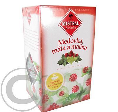 Čaj Mistrál Herbal Balance Meduňka máta malina 25 n.s., Čaj, Mistrál, Herbal, Balance, Meduňka, máta, malina, 25, n.s.