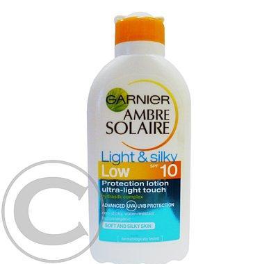 Garnier Ambre Solaire Sunmilk Light&Silky SPF10 200 ml VÝPRODEJ