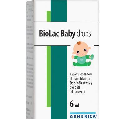 GENERICA Biolac Baby drops 6 ml, GENERICA, Biolac, Baby, drops, 6, ml