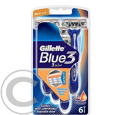 Gillette Blue3 pohotová holítka 6 ks