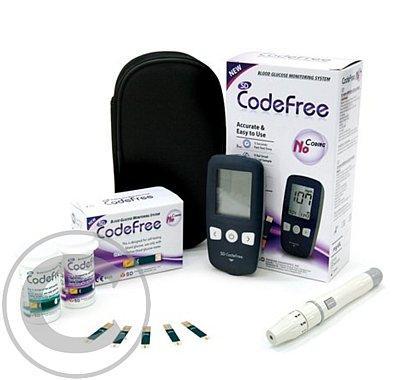 Glukometr AKCE SD-Codefree   50 proužků navíc, Glukometr, AKCE, SD-Codefree, , 50, proužků, navíc