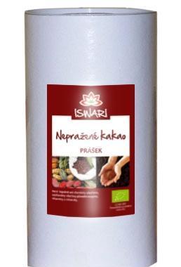 ISWARI 100% bio nepražené kakao 800 g, ISWARI, 100%, bio, nepražené, kakao, 800, g