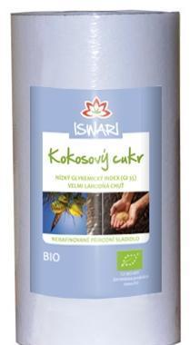 ISWARI Bio Kokosový cukr 1 kg, ISWARI, Bio, Kokosový, cukr, 1, kg