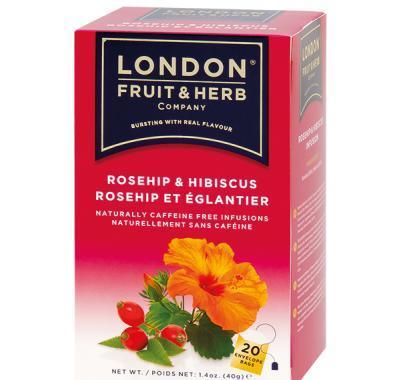 LONDON FRUIT & HERB Organic čaj Rosehip-šípkový 20x1 g